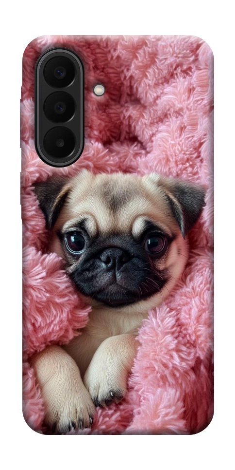Чехол Мопс в нежностях для Galaxy A27