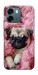 Чехол Мопс в нежностях для Oppo A6