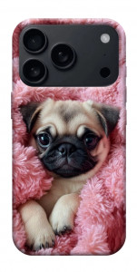 Чехол Мопс в нежностях для iPhone 18 Pro