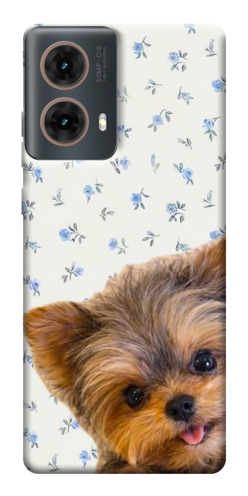 Чехол Cute Yorkie для Motorola Moto G85
