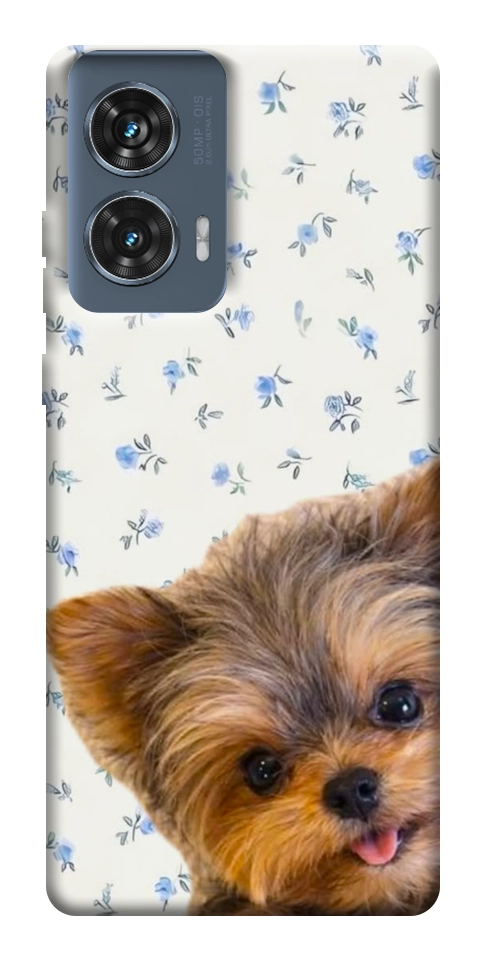 Чехол Cute Yorkie для Motorola Edge 50 Fusion