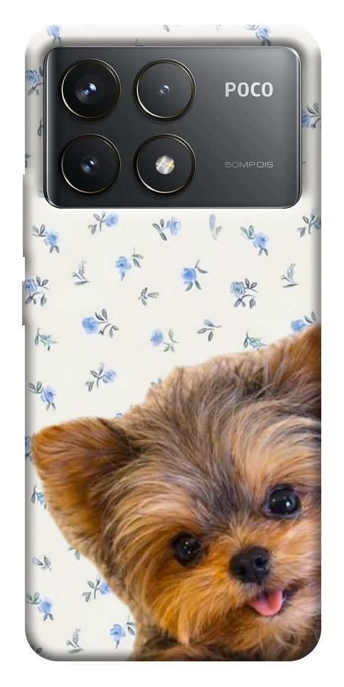 Чехол Cute Yorkie для Xiaomi Poco F6 Pro