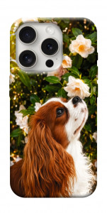 Чохол Flower spaniel для iPhone 16 Pro Max
