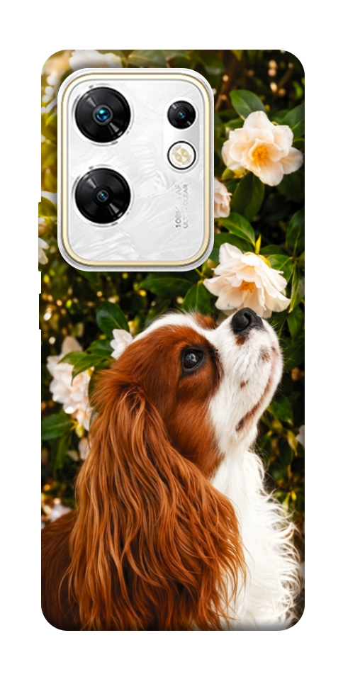 Чохол Flower spaniel для Infinix Zero 30 4G
