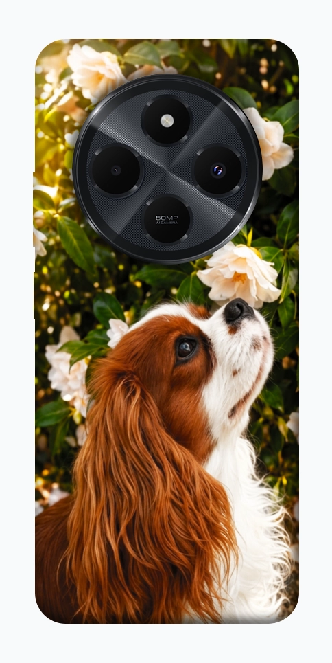 Чехол Flower spaniel для Xiaomi Redmi 14C