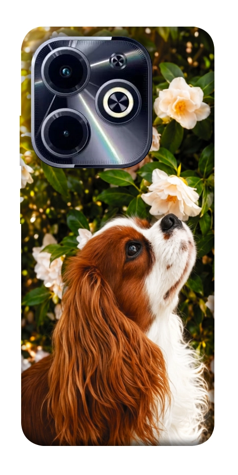 Чехол Flower spaniel для TECNO Spark 20