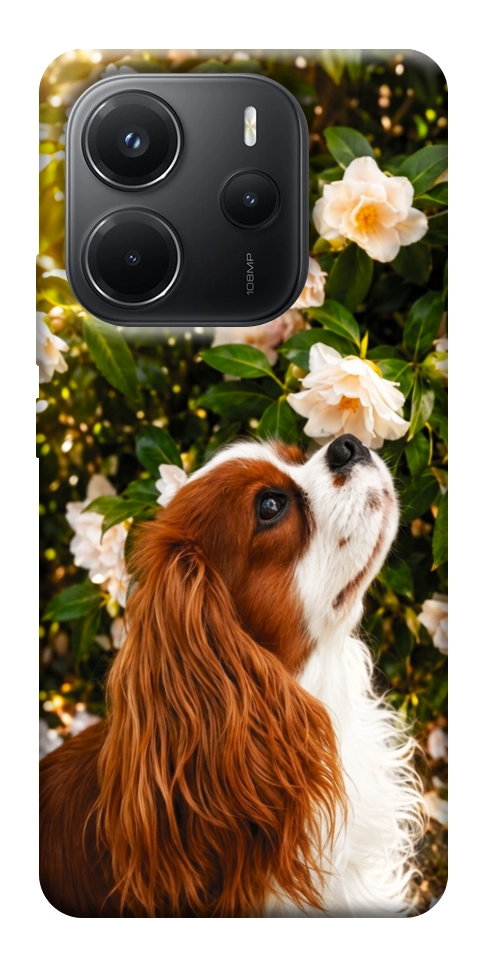 Чехол Flower spaniel для Xiaomi Redmi Note 14 4G (Int. version)