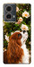 Чехол Flower spaniel для Motorola Moto G85