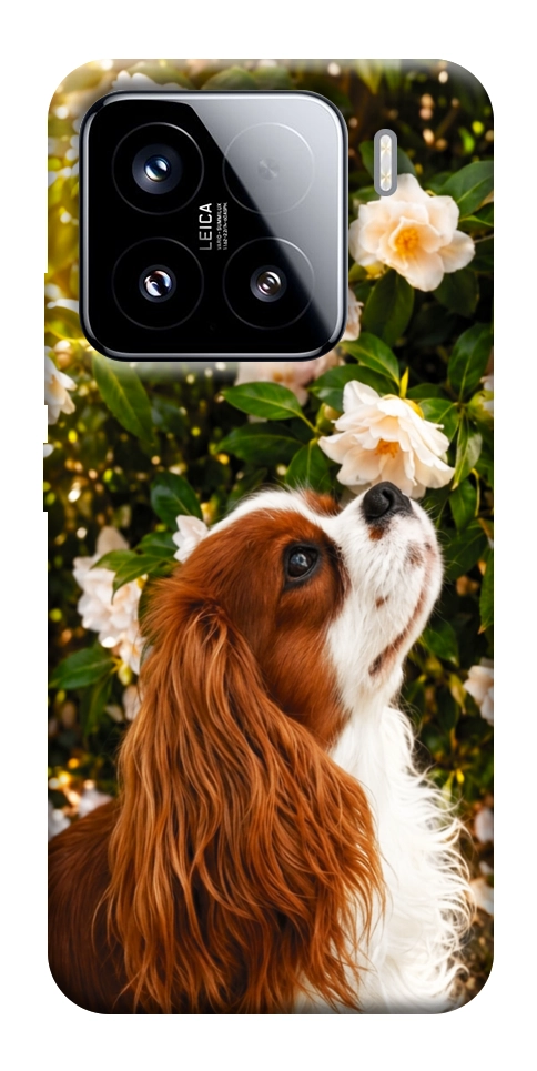 Чехол Flower spaniel для Xiaomi 15