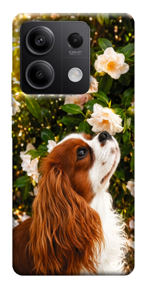 Чехол Flower spaniel для Xiaomi Redmi Note 13 5G