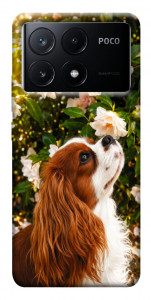 Чехол Flower spaniel для Xiaomi Poco X6 Pro