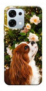 Чохол Flower spaniel для Oppo A6 Pro 5G
