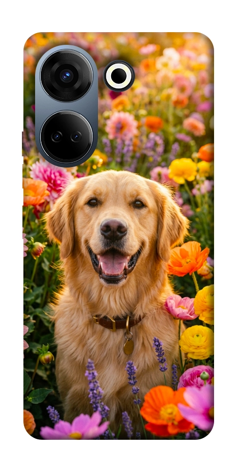 Чехол Flowery labrador для TECNO Camon 20 Pro (CK7n)