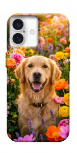 Чохол Flowery labrador для iPhone 16