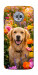 Чехол Flowery labrador для Motorola Moto G6 Plus