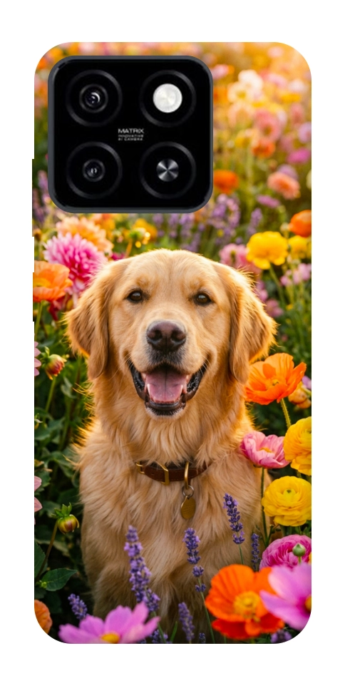 Чохол Flowery labrador для ZTE Blade A55 4G