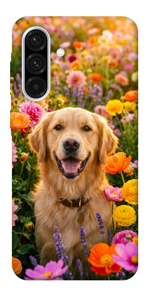 Чехол Flowery labrador для Galaxy A56 5G