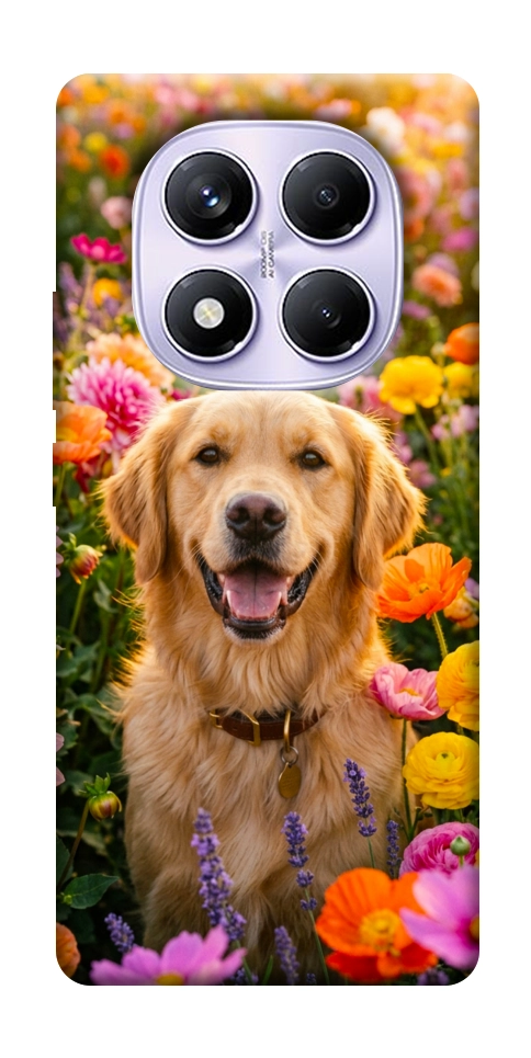 Чехол Flowery labrador для Xiaomi Redmi Note 14 Pro 4G