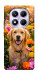 Чехол Flowery labrador для Xiaomi Redmi Note 14 Pro 4G
