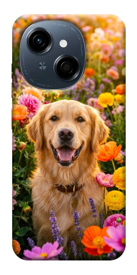 Чехол Flowery labrador для TECNO Spark Go 1 (KL4)