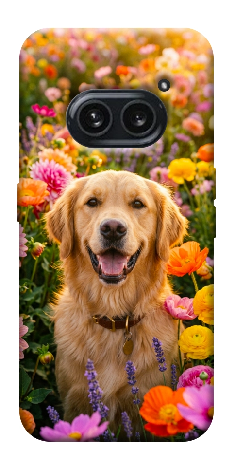 Чехол Flowery labrador для Nothing Phone (2a)