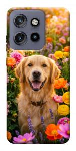 Чохол Flowery labrador для Motorola Edge 50 Neo