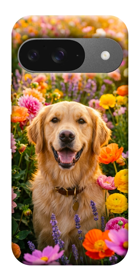 Чехол Flowery labrador для Google Pixel 10