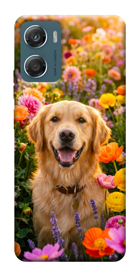 Чохол Flowery labrador для Motorola Moto G06