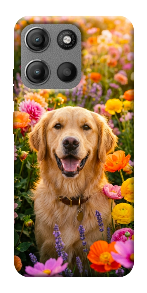 Чохол Flowery labrador для Motorola Moto G15 Power