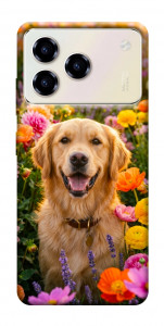 Чехол Flowery labrador для ZTE Blade A76 4G
