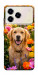 Чехол Flowery labrador для ZTE Blade A76 4G