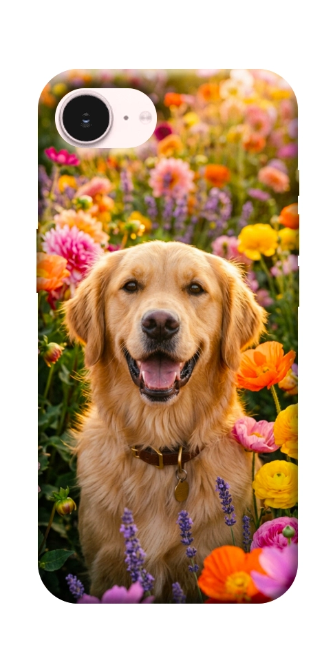 Чехол Flowery labrador для iPhone 17e