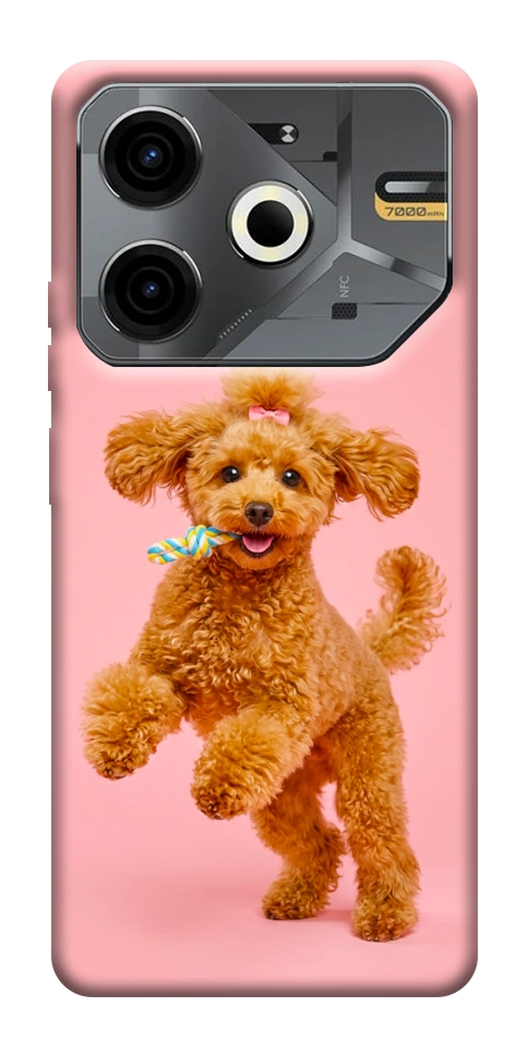 Чохол Happy poodle для TECNO Pova 6 Neo (LI6)