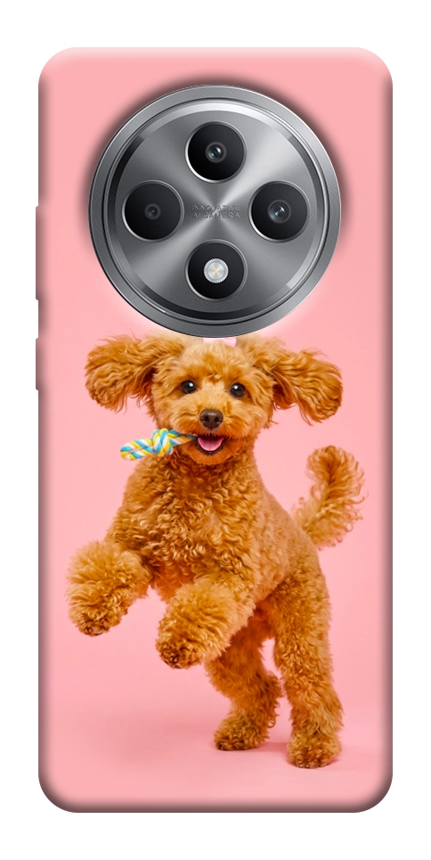 Чехол Happy poodle для Oppo Reno 12 F 4G