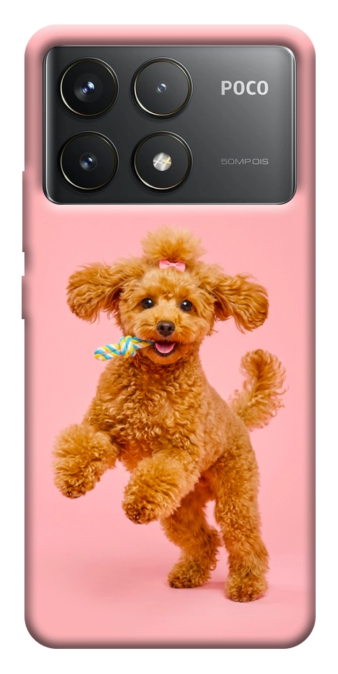 Чехол Happy poodle для Xiaomi Poco F6 Pro