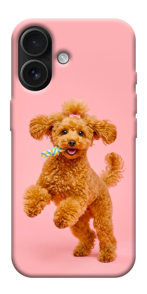 Чехол Happy poodle для iPhone 17