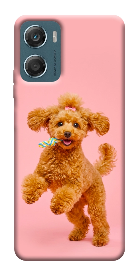Чохол Happy poodle для Motorola Moto G06