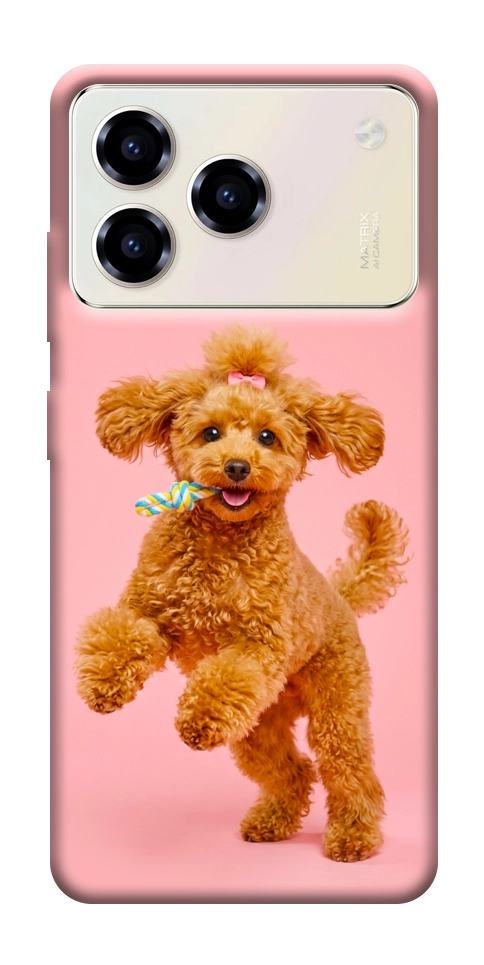 Чехол Happy poodle для ZTE Blade A76 4G