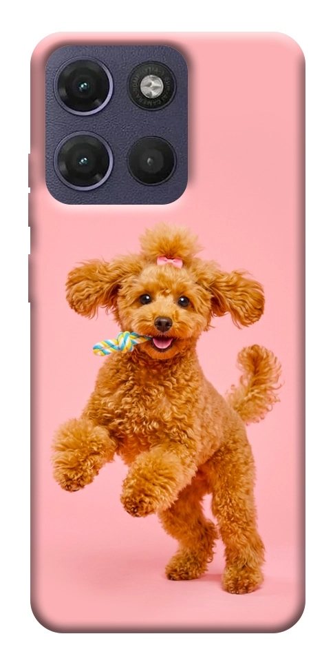 Чехол Happy poodle для Motorola Moto G17