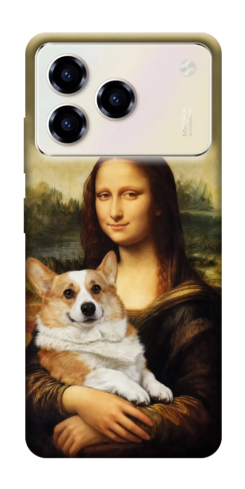 Чехол Mona corgi для ZTE Blade A76 4G
