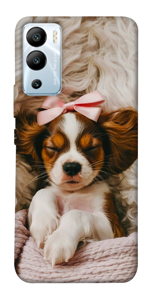 Чехол Sleepy spaniel для Infinix Hot 12i