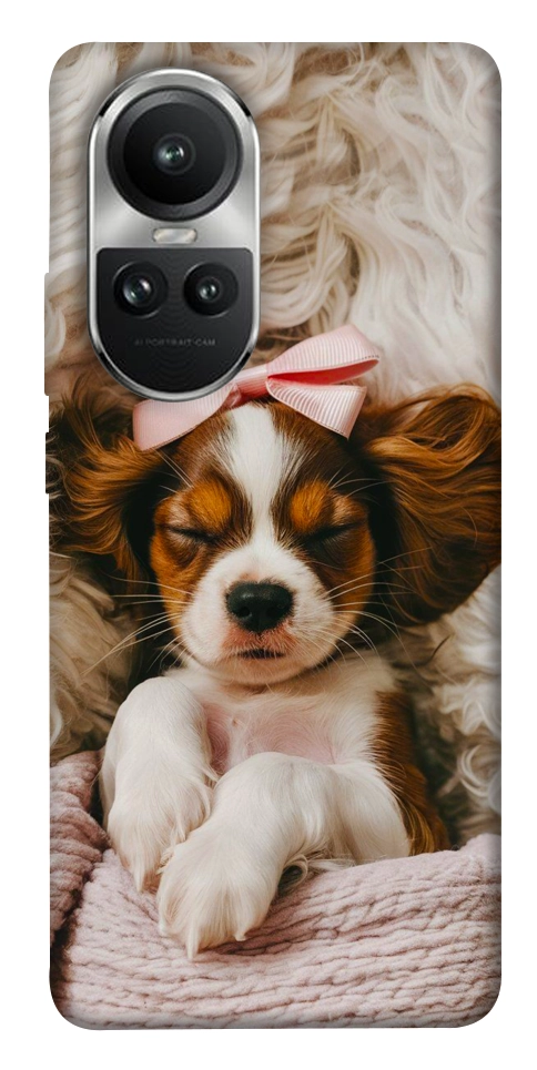 Чехол Sleepy spaniel для Oppo Reno 10