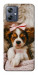 Чехол Sleepy spaniel для Motorola Moto G54