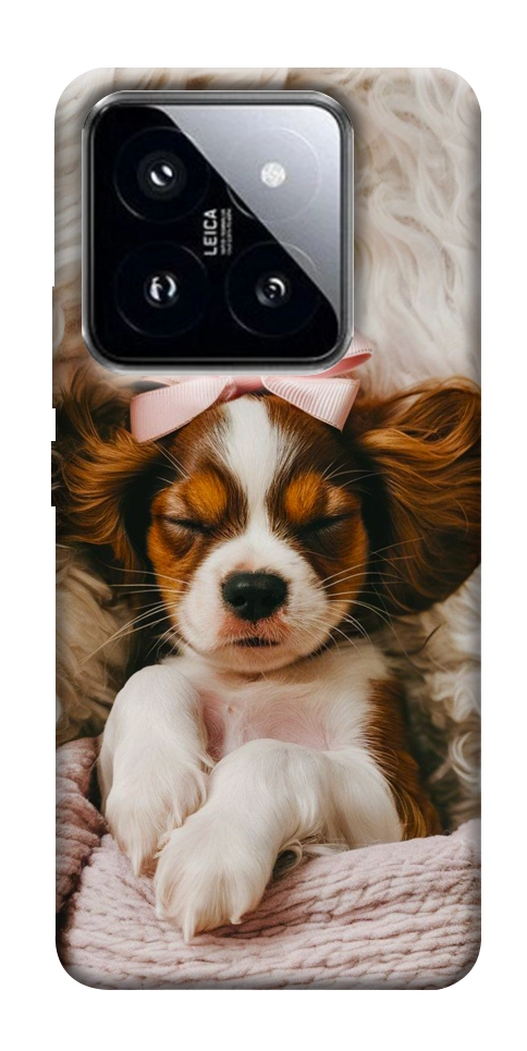 Чохол Sleepy spaniel для Xiaomi 14 Pro