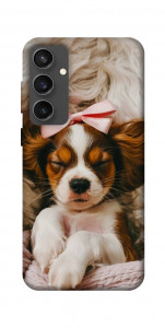 Чехол Sleepy spaniel для Galaxy S24 FE
