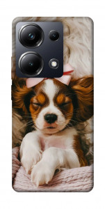 Чехол Sleepy spaniel для Xiaomi Poco M6 Pro 4G