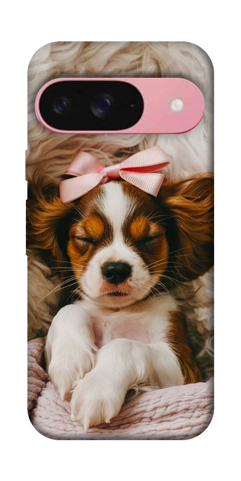 Чохол Sleepy spaniel для Google Pixel 9