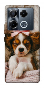 Чехол Sleepy spaniel для Infinix Note 40 Pro 4G