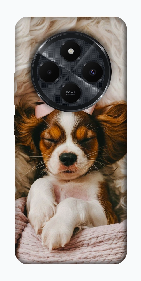 Чохол Sleepy spaniel для Xiaomi Redmi 14C
