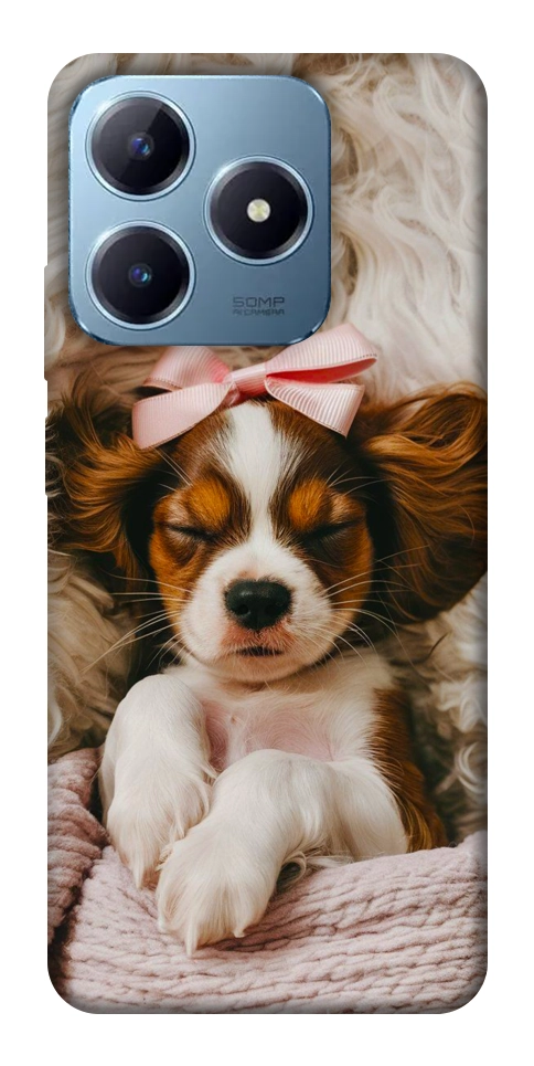 Чохол Sleepy spaniel для Realme C63 4G
